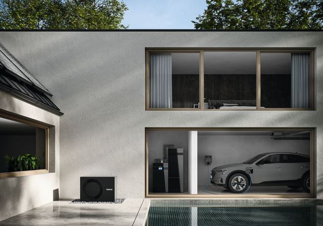 Wärmepumpe Buderus Neubau