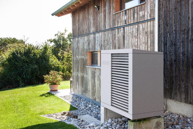 Wärmepumpe am Altbau